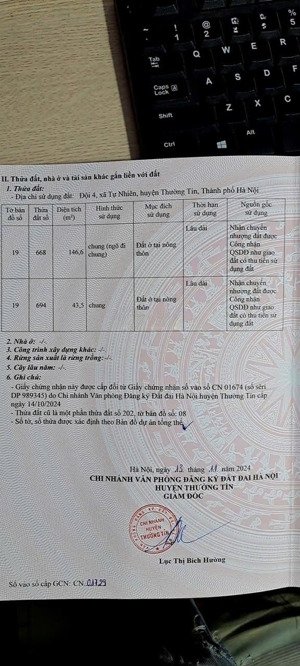 đất nền tại tự nhiên, thường tín, hà nội, với diện tích 43.5m2, đang chờ đón chủ nhân mới.