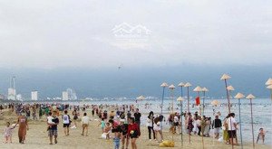 bán đất lô góc 2 mặt tiền trần nhân tông - gấn biển, chợ chiều - 98m2 - mt:5,5m - 7.7 tỷ