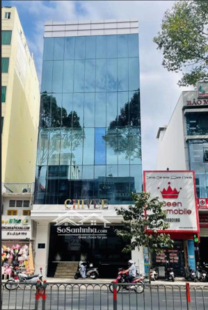 tòa nhà mt phạm viết chánh, quận 1, 7x25m, hầm + 8 tầng - hđt: 256,2 triệu, giá 75 tỷ