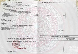 bán đất tiến thành - tp đồng xoài - bình phước, 680 triệu, 215 m2, hàng hiếm
