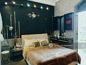 [cho thuê căn hộ gần sân bay]1pn 50m2_ban công lớn_máy giặt riêng_gần nhà thờ ba chuông_oto tận nhà