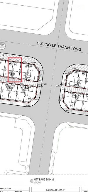 shophouse kho 3 lạc viên, mặt đường lê thánh tông - 78m2 - mt 6m - 6 tầng thô - giá 17,x tỷ