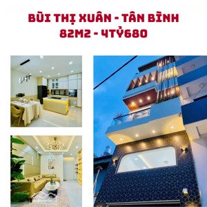 bán nhà riêng giá tốt và sẳn hđ thuê 25tr/ tháng tại bùi thị xuân, tân bình chỉ 4,68 tỷ, 82 m2