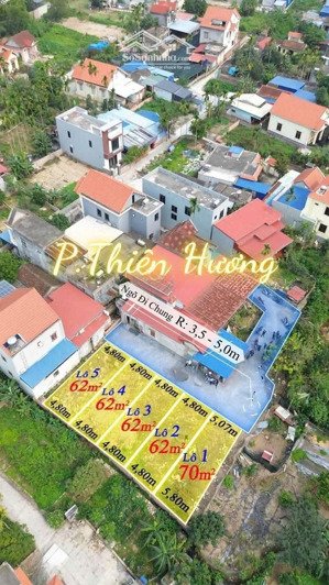 rẻ nhất thiên hương 62m giá chỉ 850 triệu gần ngay trung tâm tiện ích