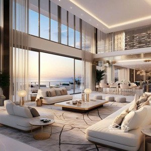 penthouse còn duy nhất 1 căn giá 12 tỷ- diện tích 275 m2 lầu 24- trần cao 3m9- view hồ tự nhiên