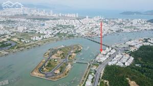 Bán lô góc đất mặt tiền sông Quán Trường, Hòn Rớ 2, Nha Trang. DT: 219,4m² ngang 12m. Giá bán: 18,5 tỷ. Phù hợp làm nhà hàng view sông, khách sạn...