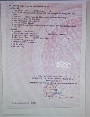 chính chủ nhờ bán biệt thự đẹp khu đô thị bắc vĩnh hải p vĩnh hoà 259m2, ngang 12m, giá chỉ 15.5 tỷ