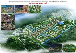 bán đất tại kđt phú mỹ - quảng ngãi, dt: 200m2, lô góc 2 mặt tiền, hướng đông