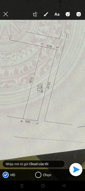 bán đất đại thành 116m2, trục đường to, ô tô giá đầu tư