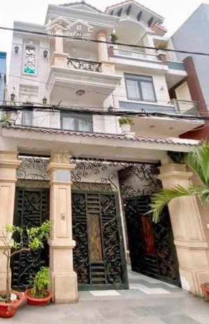 bán gấp - chỉ 13.5 t.ỷ - hẻm 8m thông - 110m2 - ngang 5m - 4 tầng - ngay sân bay, sân golf, chợ pvb
