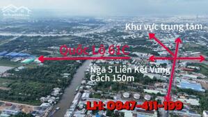 Bán gần 2.000m² đất có thổ cư, MT đường Quốc Lộ 1A, P. Ba Láng
