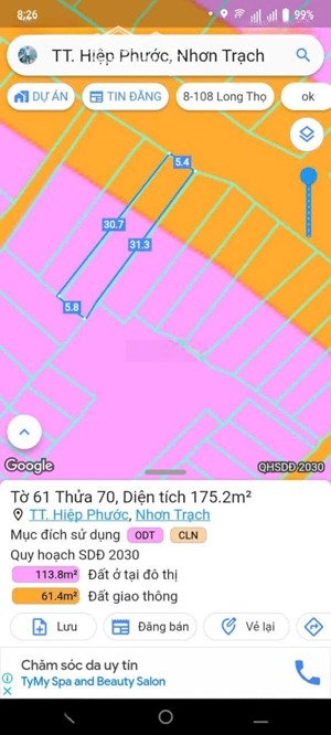 bán nhà mt đường hùng vương thị trấn hiệp phước cách chợ long thọ 500m, thổ cư, đang cho thuê