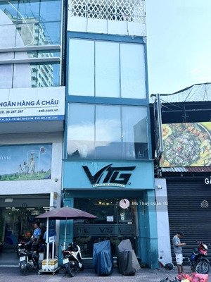 chính chủ cho thuê nhà mặt tiền nguyên căn 947 hoàng sa quận 3- trệt 3 lầu ốp kính mới