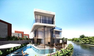 biệt thự hoa hậu 3 tầng full nội thất mặt sông cổ cò mát mẻ, nghỉ dưỡng đậm chất resort 5* sát biển