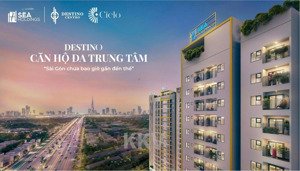 căn hộ chỉ từ 1tỷ destino liền kề hcm 1,2km chỉ 29triệu/m2 nhận booking có lãi 0.6% hấp dẫn nhất