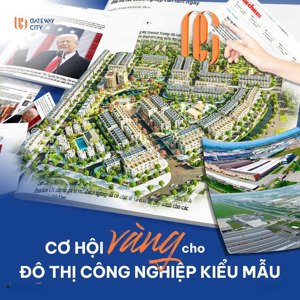 5 suất ngoại giao độc quyền duy nhất - liền kề 2 mặt tiền, giá rẻ, sở hữu lâu dài, đối diện kcn lớn