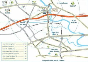 bán đất nền dự án bình mỹ riverside kế bên thủ dầu một - 1,45 tỷ - 81m2 - đường nhựa 8m