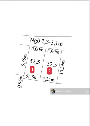 chính chủ cần bán lô đất 52,5m2 phường hoa đông, tp. thủy nguyên, hải phòng