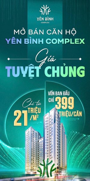 bán 5 xuất ngoại giao chung cư yên bình complex giá rẻ ngoại giao