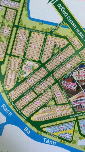 bán nền biệt thự sổ đỏ kdc t30, phạm hùng, 10x20 giá bán 65 triệu/m2, lh 0906331444