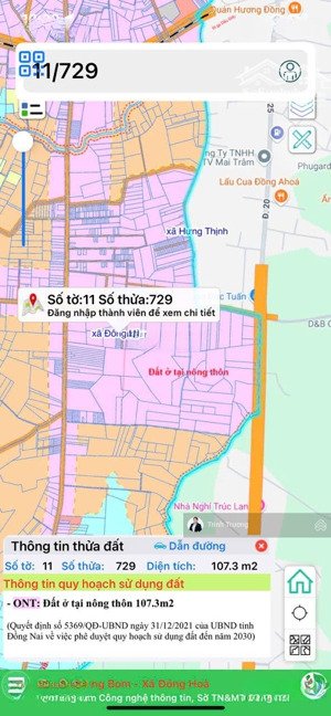 đất nền giá rẻ sổ riêng thổ cư đông hoà trảng bom đồng nai 5*20.5 nở hậu 5.5m 930 triệu.