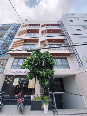 bán căn hộ dịch vụ nguyễn thái sơn, gò vấp, 7 tầng hầm, 25 phòng, doanh thu 200tr/th, giá 28 tỷ tl