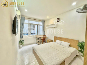 cho thuê phòng trọ q1 view bờ kè 35m2_ngay hồ con rùa_đh kinh tế isb_gần cầu lê văn sỹ_an ninh