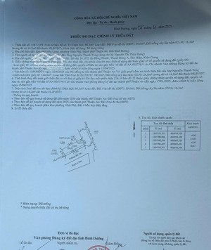 bán đất mặt tiền đường nhựa tại vĩnh phú 38a, giá 2,68 tỷ, dt 66m thổ cư 50m