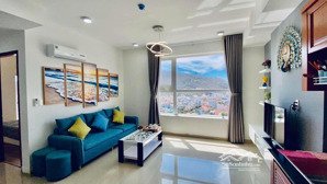 cần cho thuê nhanh căn hộ 1 pn tầng cao view phố đầy đủ nội thất tại gold sea vào ở ngay