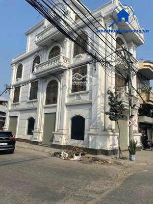 cho thuê nhà mặt đường đà nẵng đoạn cầu tre về ngã 5, cát bi plaza ngang 8m, dt 124m2, nhà 2 tầng