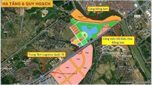 khu số 1 khu đô thị phía bắc, xã đồng sơn, tp bắc giang, đối diện trung tâm logictic đầu tư 4200tỷ