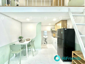 phòng trọ mới xây hơn 25m2 gác cao 2m, linh hoạt nội thất giá rẻ. gân quận 4, kcx, ufm.