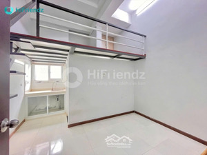 phòng trọ gác cao, thoáng hơn 25m2 nội thất cơ bản. gầm ufm, kcx, quận 4, nttu q4