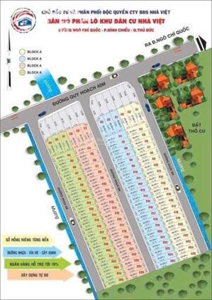 Bán đất KDC Nhà Việt,Bình Chiểu,Thủ Đức 4x15m, công nhận 57.3m, 3.3 tỷ