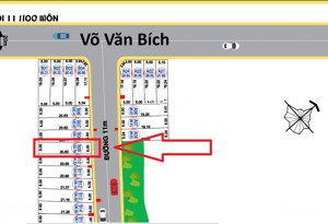 chính chủ bán lô b09 mặt tiền đường 11m - sát đường võ văn bích - (5x20) - ngân hàng hỗ trợ vay
