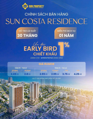 căn hộ biển, view đẹp, tiện ích "all in one" 5* sao, giá 3,8 tỷ bao gồm vat kpbt, cho thuê 20tr/th