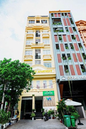 7%/năm tòa nhà căn hộ dịch vụ 50p hđt 300tr/t 8 tầng mt đường 24m q7
