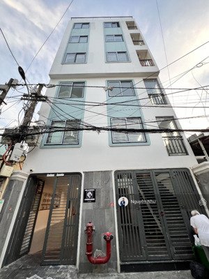 bán tòa chdv mới keng, 141 m2* 6 tầng, 16 pn, dòng tiền 100tr/th. có hầm. giá 19.8 tỷ