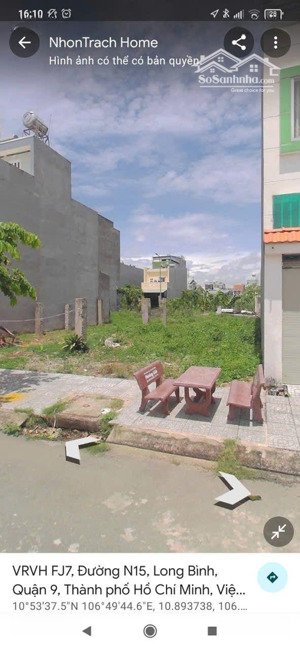 bán đất tại nguyễn xiển, long bình, thủ đức, hcm, 5,7 tỷ, 100m2, sổ hồng riêng, ngay khu dân cư