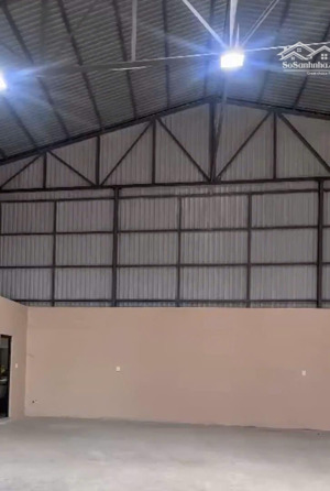 kho xưởng cho thuê kdc long hậu dt 300m2 pccc phun nước tự động, lâu dài 3 năm