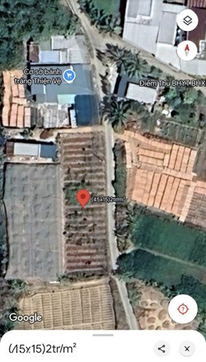 đất ở chỉnh trang hiệp hoà. ngang 45m dài 15. thích hợp làm nhà vườn và chia lô nhỏ