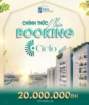 chính thức nhận booking tháp cielo giá 29 triệu/m2 cách chợ bình chánh 2km