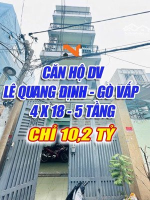 bán chdv 11 phòng - 5 tầng - dòng tiền 500 triệu - khách ổn định