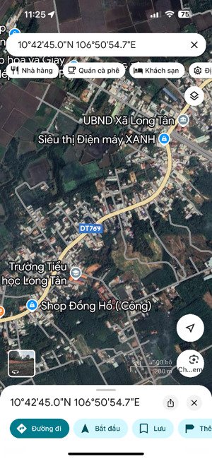 mặt tiền lý thái tổ 1.196m2 thổ cư 250m2 giá 9.5 tỷ