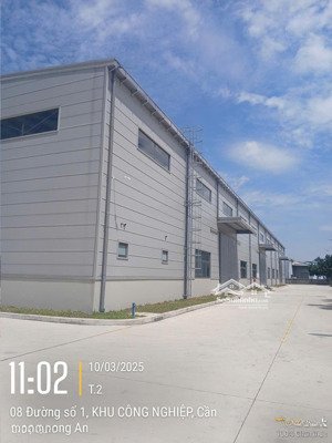 cho thuê nhà xưởng 6000m² tại kcn long hậu giá chỉ 113.000 vnd/m², vị trí đẹp, vào hoạt động ngay
