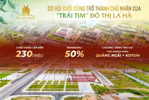 chỉ ~12,5 triệu/m2, trợ giá cho khách có hộ khẩu quảng ngãi + kontum - kđt an điền phát, quảng ngãi