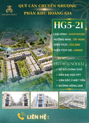 quỹ chuyển nhượng golden point mới nhất tháng 5/2025. hàng độc quyền, cơ chế tốt nhất