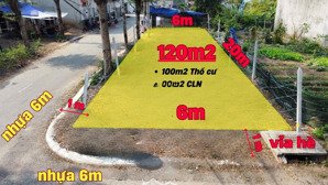 bán lô góc 2 mt tại kdc an tây a- giáp kcn việt hương 2- giá tốt , dt 120m2 hàng hiếm