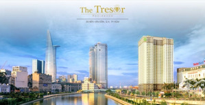 cho thuê cc the tresor, bến vân đồn, 17 triệu, 70m2, 2pn, 2wc, giá ưu đãi