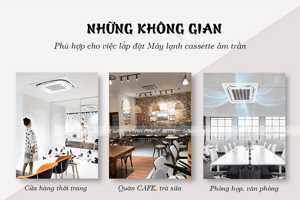 Ưu/Nhược điểm và Những không gian nào phù hợp để lắp đặt dòng Điều hòa âm trần